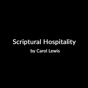 Scriptural Hospitality (Topical CD)